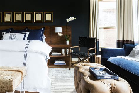 navy bedrooms